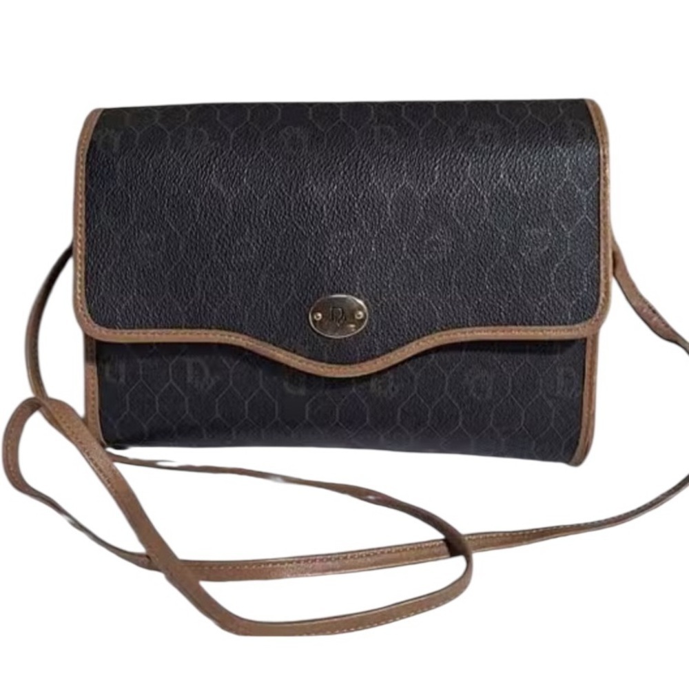 Dior Black and Tan Crossbody Bag